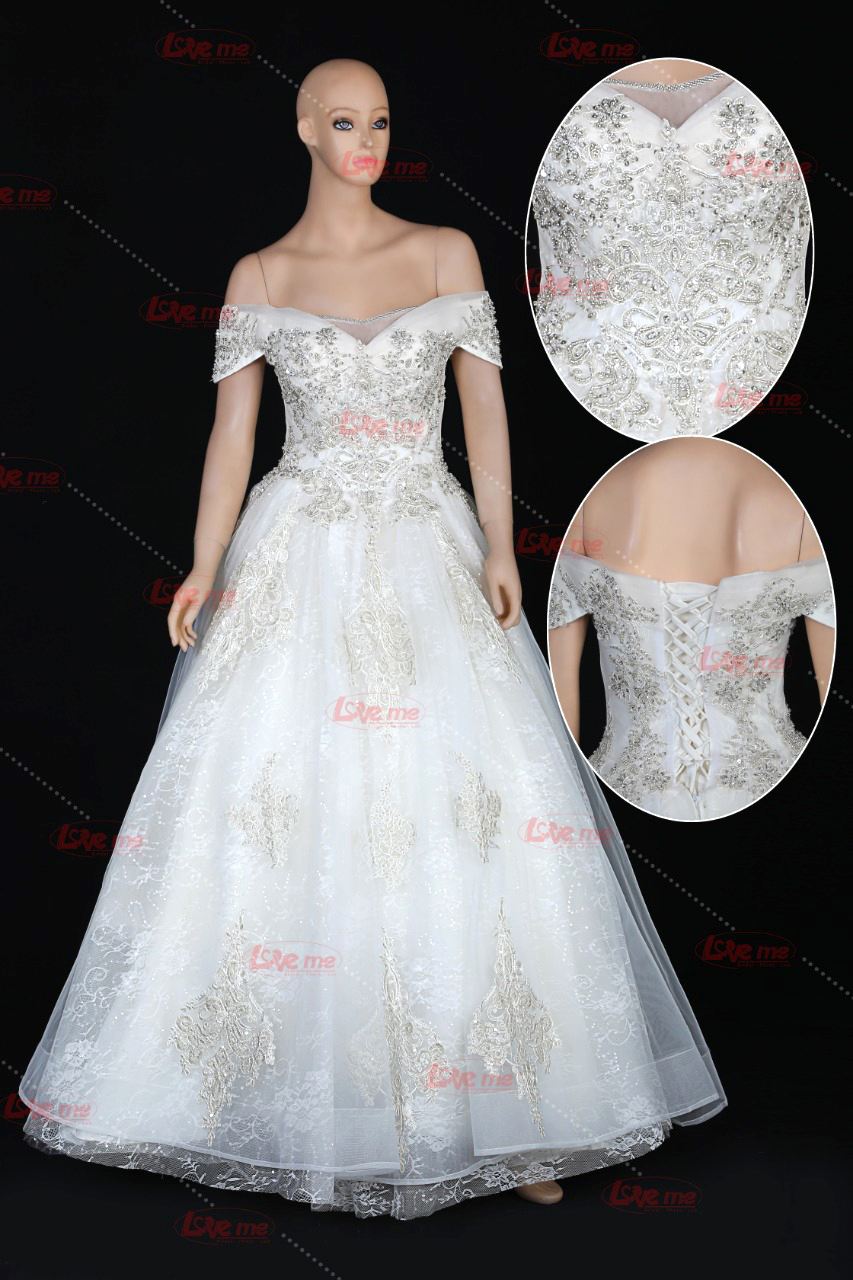 new wedding  dress  12007 Sewa  Jual  Baju Gaun Pesta 